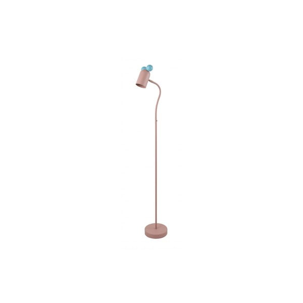 Lampada da terra blu-rosa con paralume in metallo (altezza 133,5 cm) Mouse - GTV