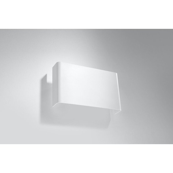 Lampada da parete bianca Cuberta - Sollux-image-1