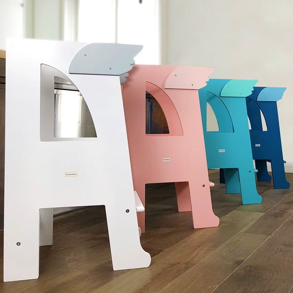 Torre di apprendimento turchese Montessori - Rocket Baby-image-4