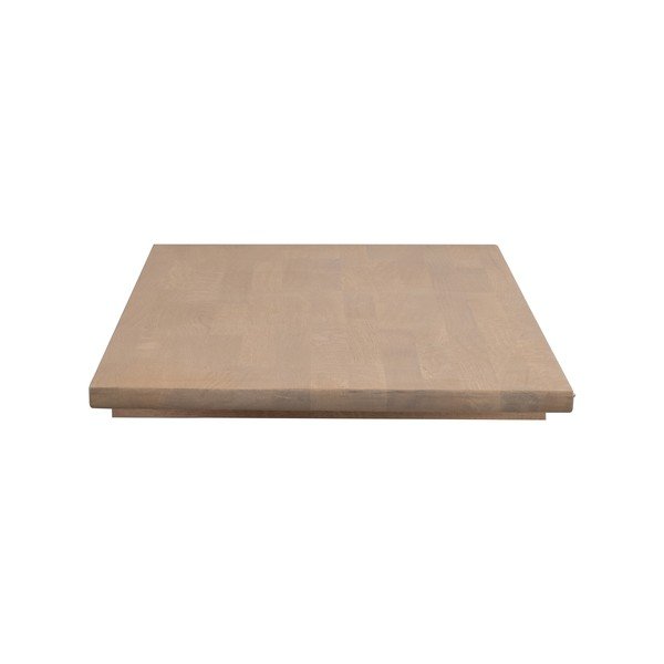 Piano d'appoggio aggiuntivo per tavolo da pranzo in rovere massiccio 140x50 cm Clapperton – Rowico