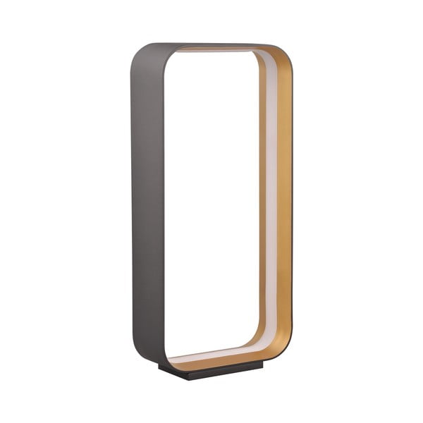 Lampada da tavolo a LED nera con controllo vocale/app e paralume in metallo (altezza 61 cm) Cizione - CINQUE-image-2