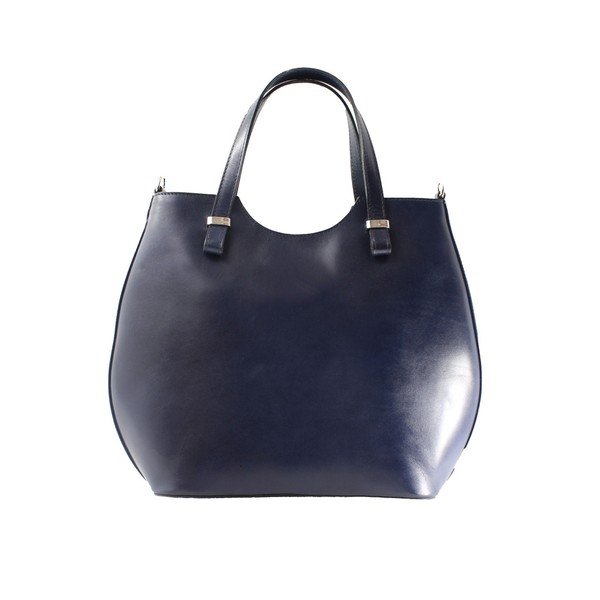 Borsa Denisse in pelle blu - Chicca Borse-image-1