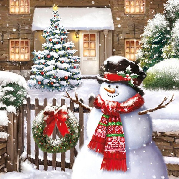 Set di tovaglioli 20 pz 33x33 cm Noel – Homéa