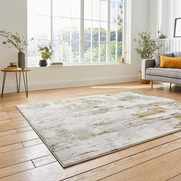 Tappeto grigio/oro 220x160 cm Apollo - Think Rugs-image-1