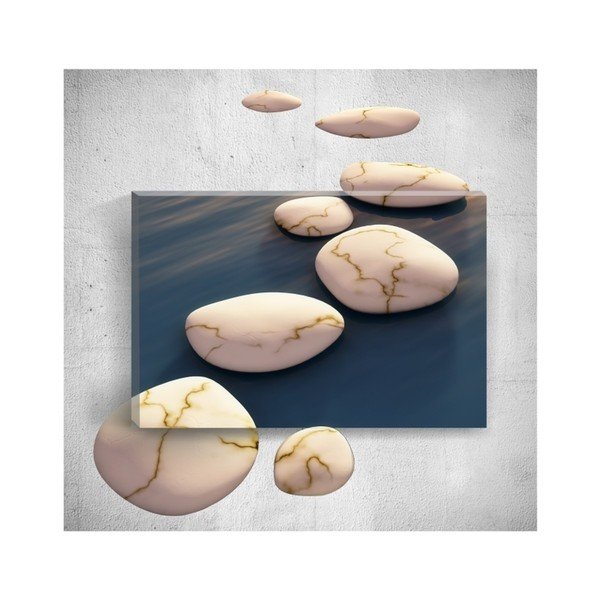 Nástěnný 3D obraz Mosticx Pebbles, 40 x 60 cm