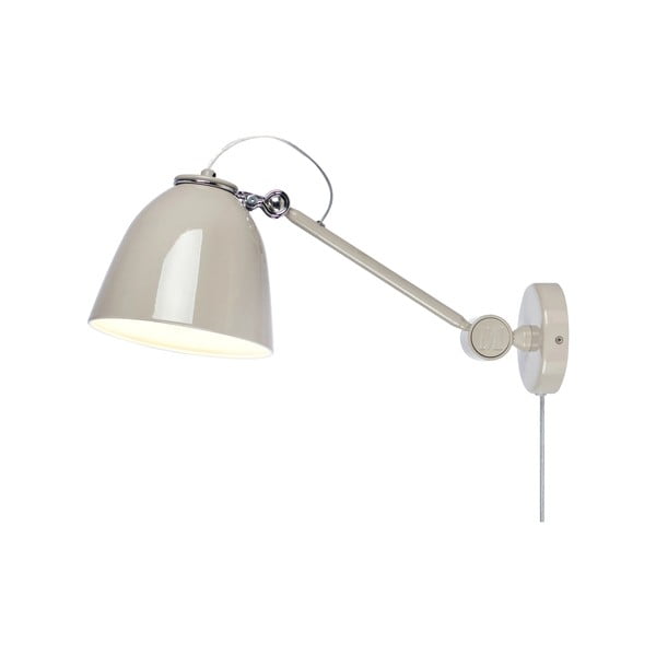Lampada da parete greige con alimentazione a corrente Tilt – Markslöjd