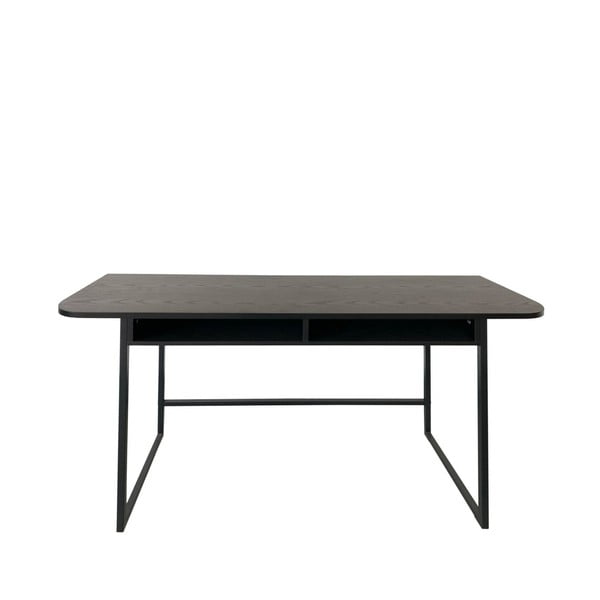 Tavolo consolle nero con effetto frassino 40x140 cm Darlington – Actona