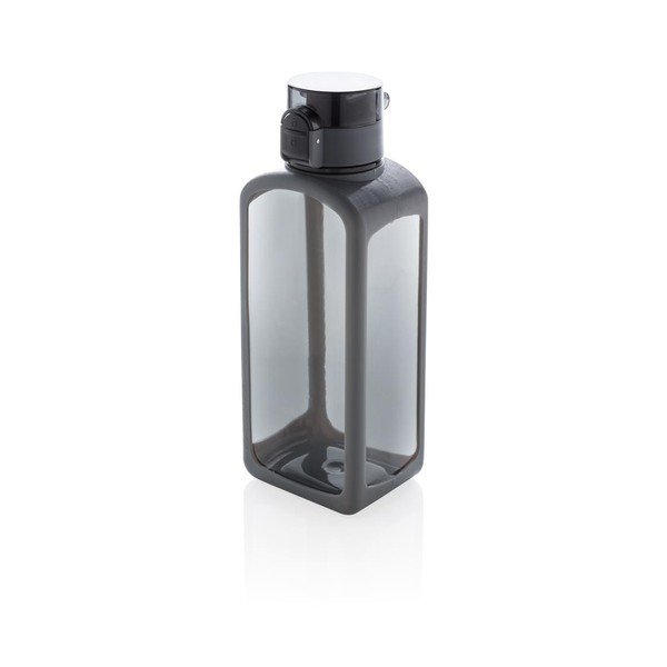 Černá uzamykatelná lahev s automatickým otvíráním XD Design Collection, 600 ml