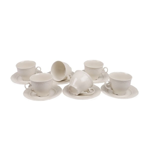 Set di 6 tazze e piattini in porcellana Kutahya Elegance, 150 ml - Kütahya Porselen