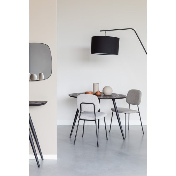 Tavolo da pranzo rotondo in teak massiccio 76x111 cm Webster – White Label-image-1