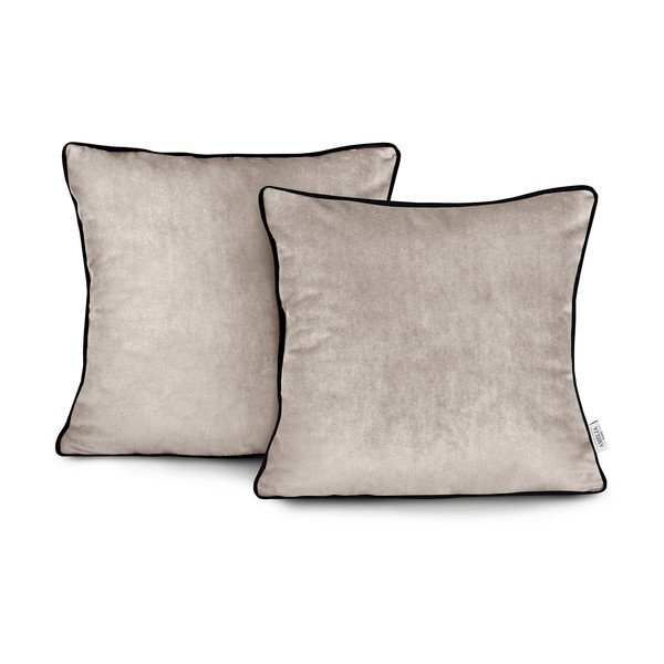 Federe in set da 2 45x45 cm Piping - AmeliaHome-image-1