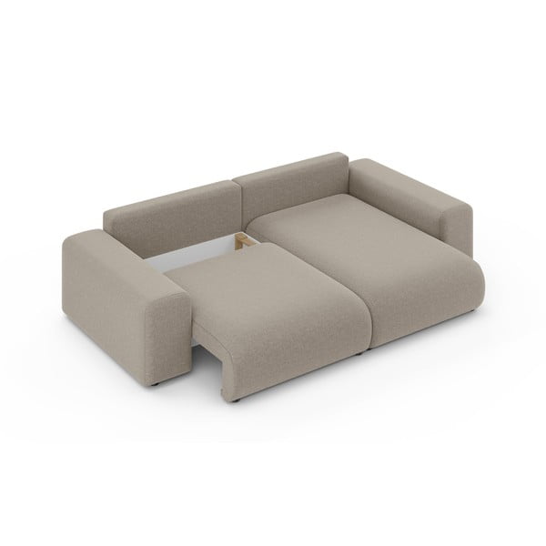 Divano angolare beige allungabile/con contenitore (con composizione variabile) Luma – Ropez-image-4