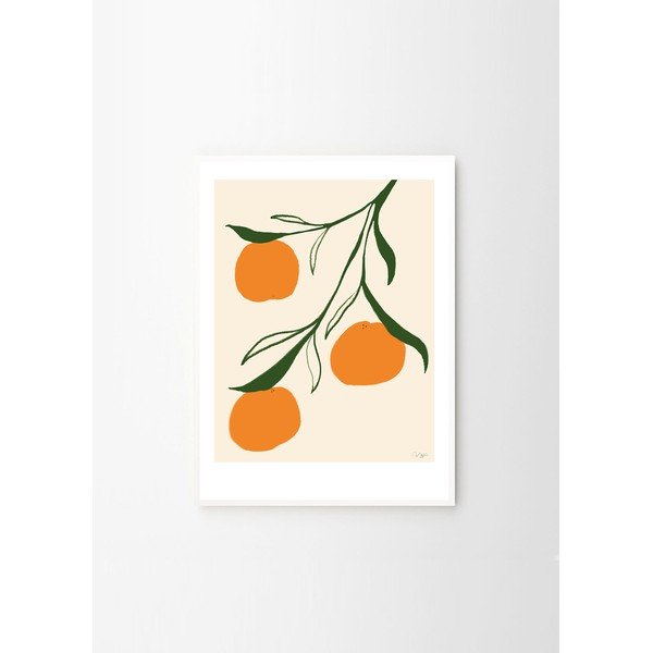 Poster 30x40 cm Orange – Anna Mörner – The Poster Club-image-4