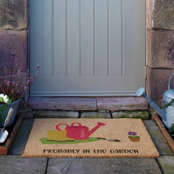 Zerbino in fibre di cocco 40x60 cm Probably in the Garden – Artsy Doormats-image-3