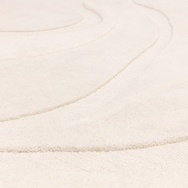 Tappeto in lana bianca 160x230 cm Olsen - Asiatic Carpets-image-1