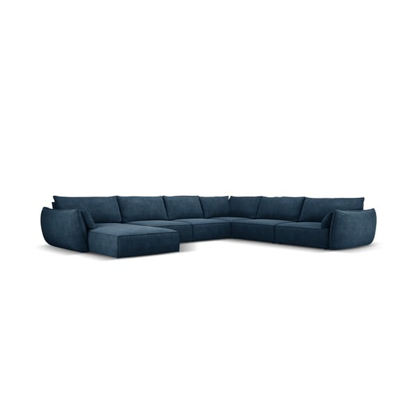 Divano angolare blu scuro (angolo destro) Vanda - Mazzini Sofas-image-2