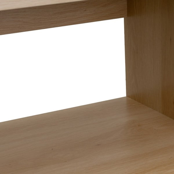 Libreria di colore naturale 80x120x40 cm Naroa – Casa Selección-image-3
