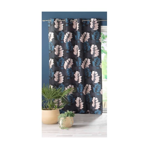 Tenda blu scuro 140x260 cm Belline – douceur d'intérieur-image-2