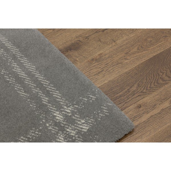 Tappeto in lana antracite 133x190 cm Calisia M Grid Rim - Agnella-image-4