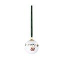 Decorazione per albero di natale in porcellana dipinta a mano ø 6 cm Hammershøi Christmas – Kähler Design