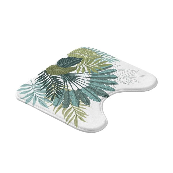 Tappetino da bagno bianco-verde 45x45 cm Panazio - douceur d'intérieur-image-2