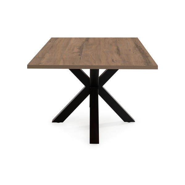 Tavolo da pranzo con piano in noce 100x180 cm Comba - Marckeric-image-2