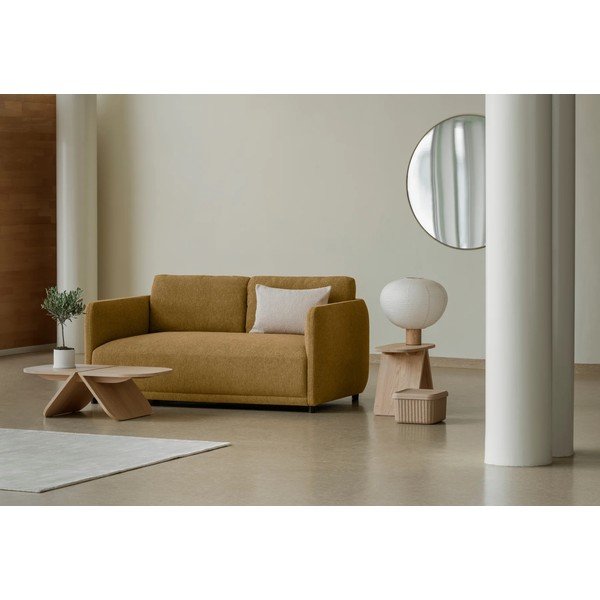 Tavolino da salotto di colore naturale in rovere massiccio 54x100 cm Avio – Blomus-image-2