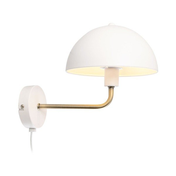 Lampada da parete di colore bianco-oro, altezza 25 cm Bonnet - Leitmotiv-image-1