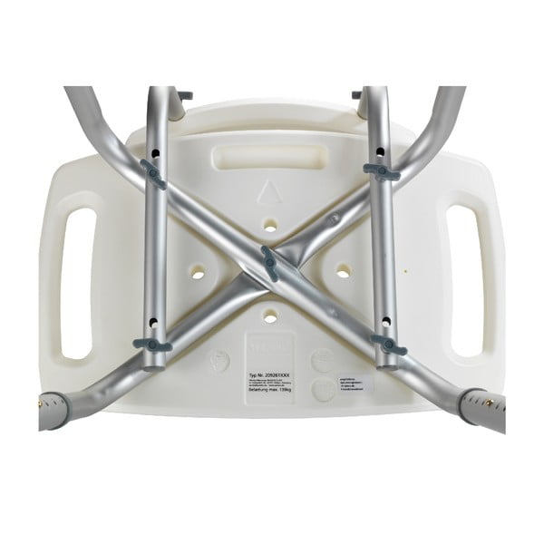Sgabello da doccia con schienale 54 x 49 cm Secura - Wenko-image-2