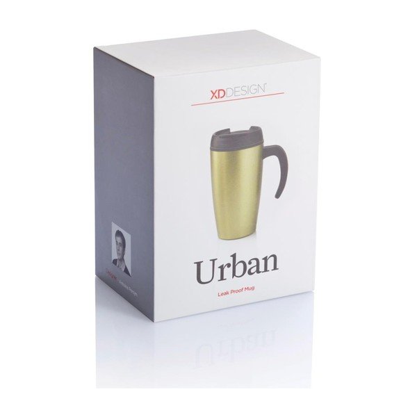 Zelený termohrnek XD Design Urban, 400 ml-image-1