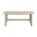 Panchina di colore naturale in legno massiccio Eli – Blomus