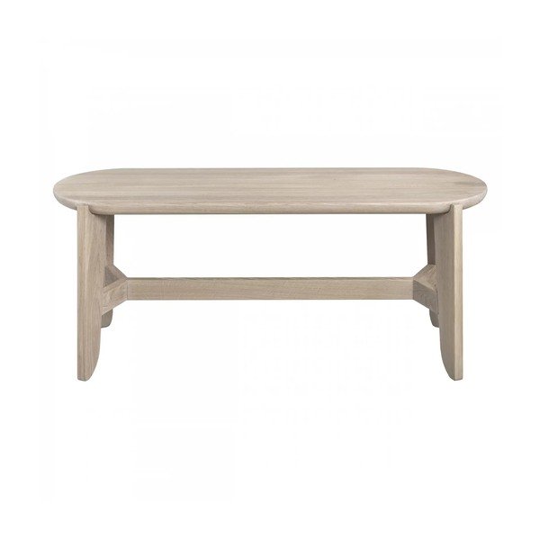 Panchina di colore naturale in legno massiccio Eli – Blomus