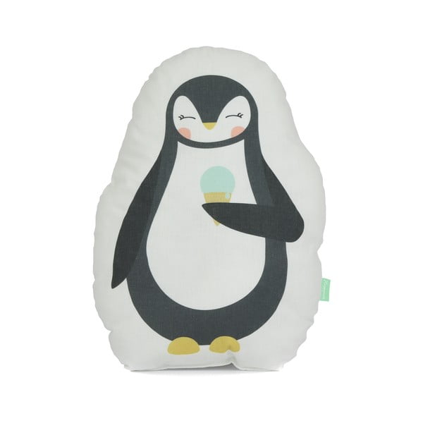 Cuscino in puro cotone Happynois , 40 x 30 cm Penguin - Mr. Fox