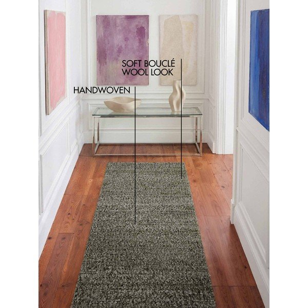 Passatoia verde tessuta a mano 80x200 cm Notting Hill Portobello – Ted Baker-image-1