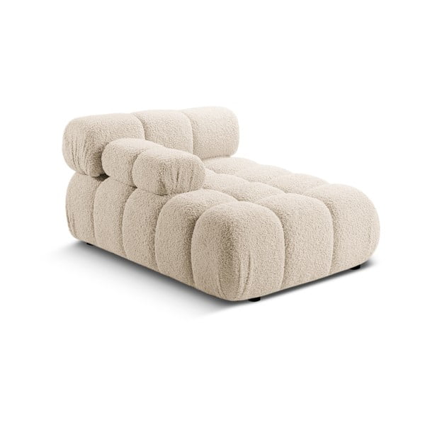 Modulo divano in bouclé beige (angolo sinistro) Bellis - Micadoni Home-image-4