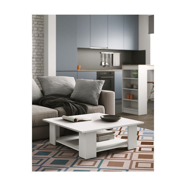 Tavolino bianco Quadrato, 67 x 67 cm - TemaHome-image-2