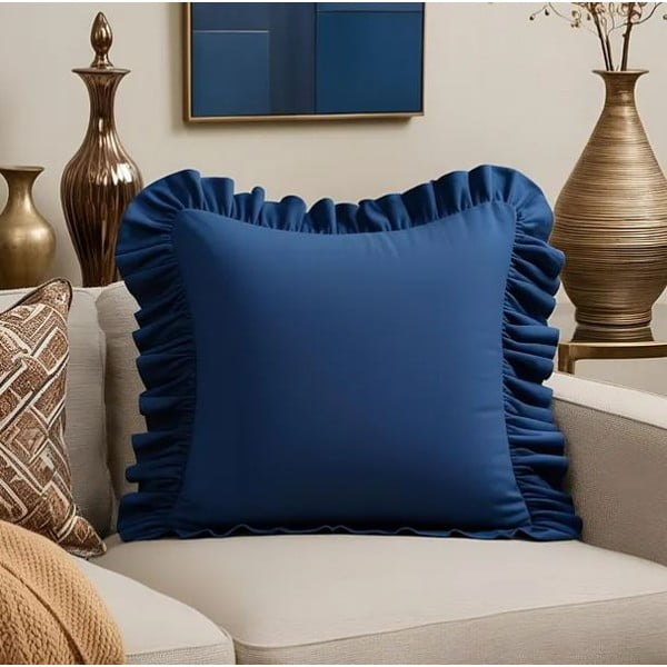 Federa decorativa in misto cotone 40x40 cm Ruffled – Mila Home-image-4