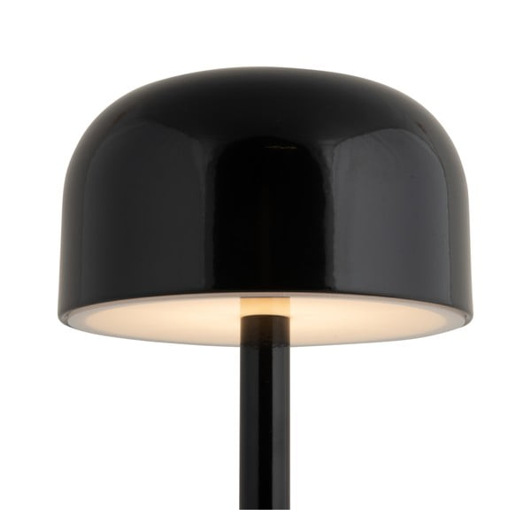 Lampada da tavolo a LED nera con paralume in metallo (altezza 24,5 cm) James - Leitmotiv-image-3