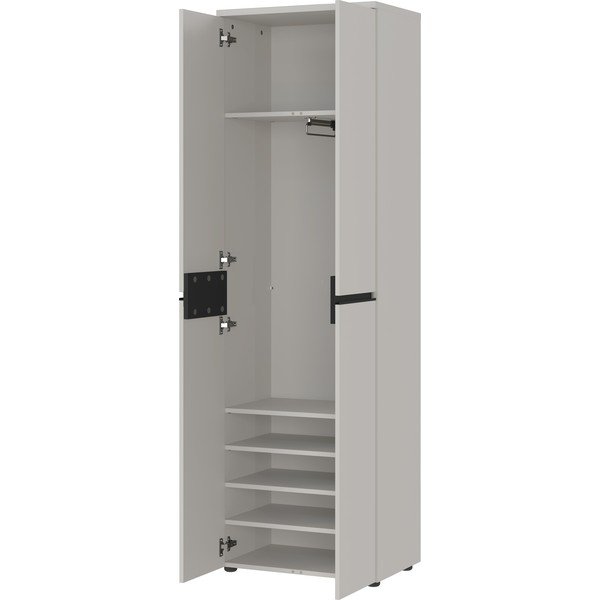 Armadio grigio 59x198 cm Bastia - Germania-image-2