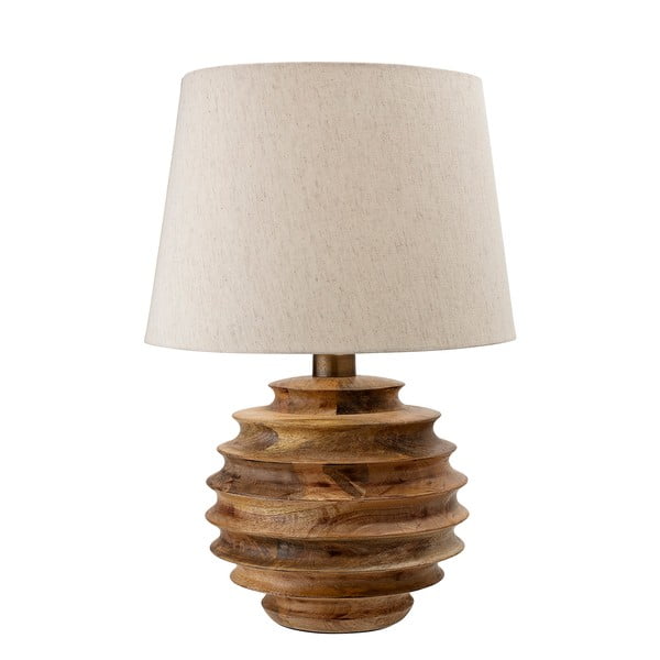 Lampada da tavolo colore naturale scuro con paralume in tessuto (altezza totale 54 cm) Svale – Bloomingville