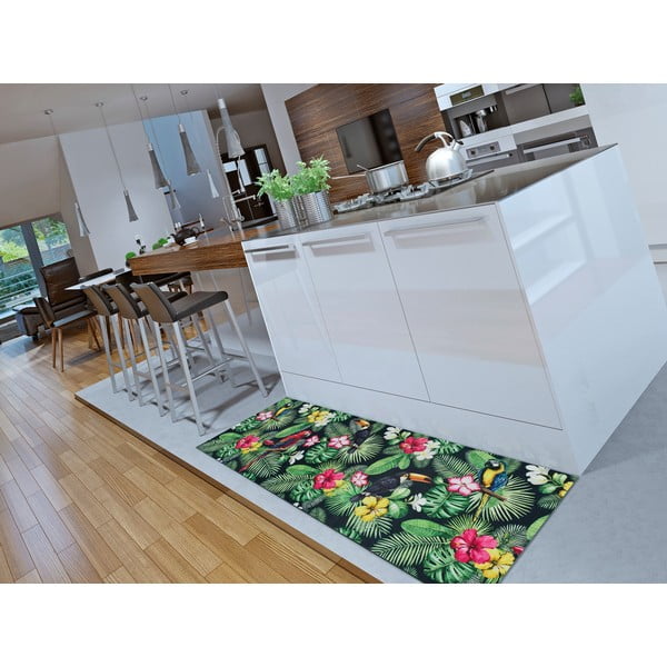 Tappeto verde 52x100 cm Sprinty Tropical - Universal-image-1