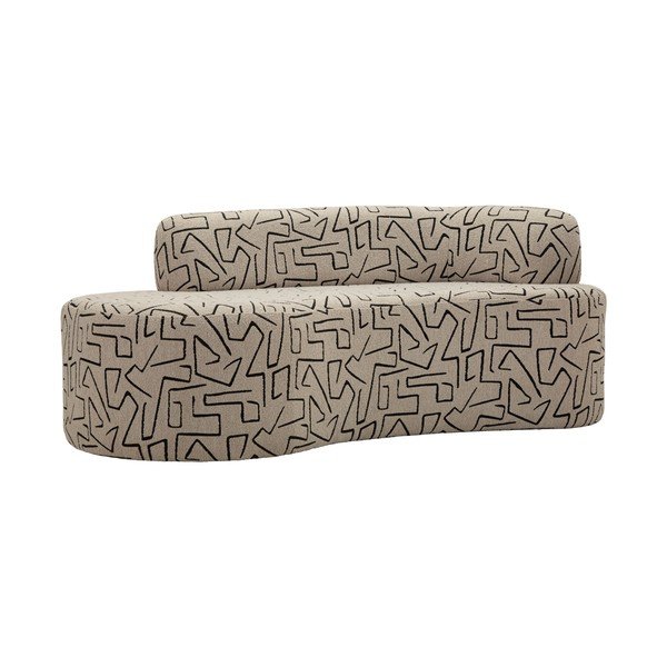 Divano beige con rivestimento in bouclé 176 cm Nairobi – Mauro Ferretti-image-2