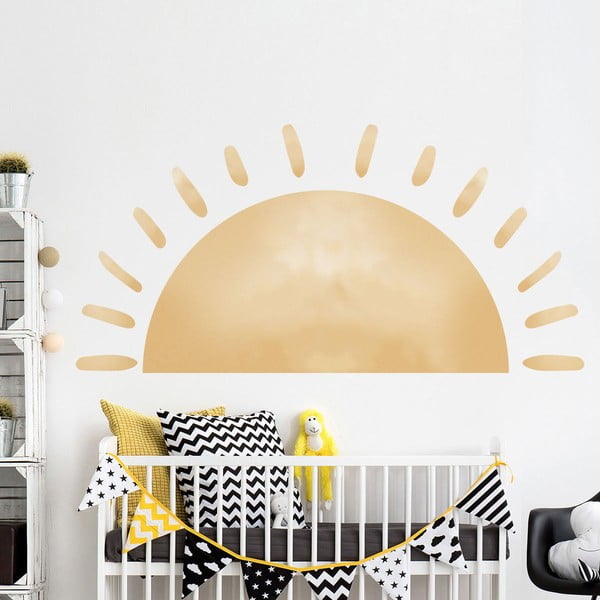 Adesivo per bambini per muro 155x75 cm Watercolor Sun – Ambiance-image-4