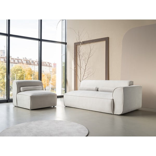 Chaise lounge componibile bianca (con penisola a destra) Flex Felix – Miuform-image-4
