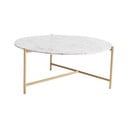 Tavolino rotondo in marmo bianco ø 80 cm Morgans - Really Nice Things