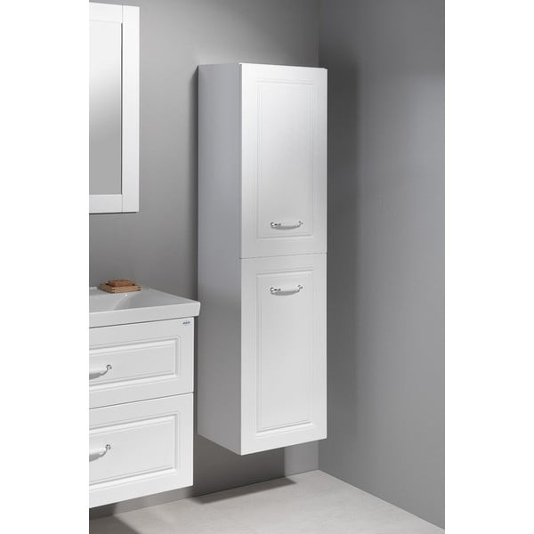 Mobile per bagno bianco 40x150 cm Favolo – Sapho-image-1