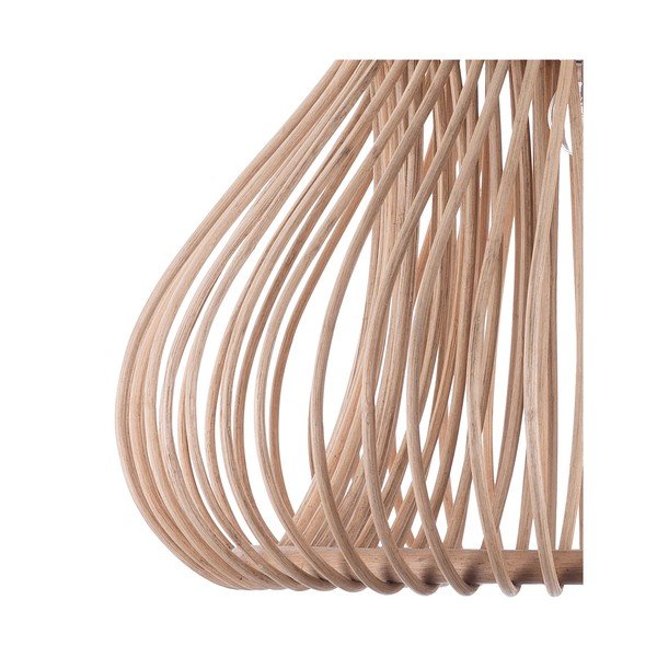 Lampada a sospensione in colore naturale con paralume in rattan ø 60 cm Tinggi - Tomasucci-image-2