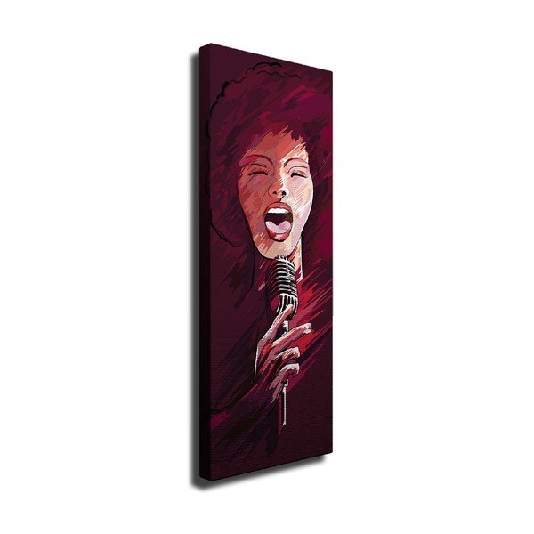 Pittura murale su tela Singer, 30 x 80 cm - Vega