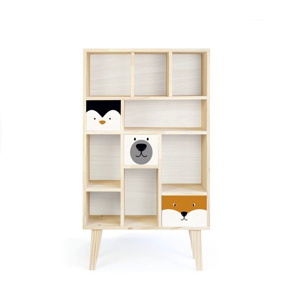 Biblioteca bianca Animals - Little Nice Things