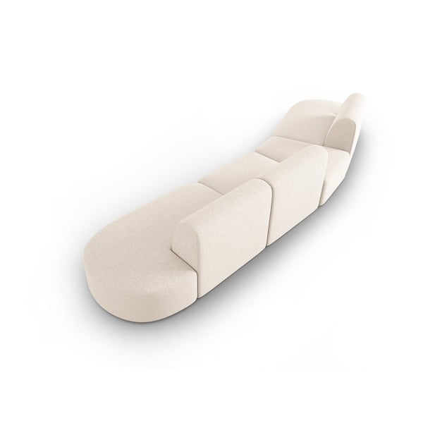 Divano beige 412 cm Shane - Micadoni Home-image-3